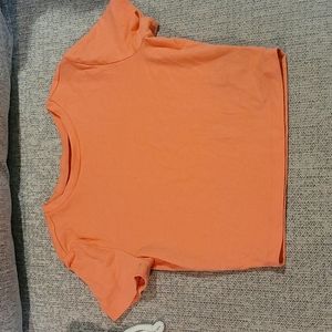 Coral cropped tee from Target